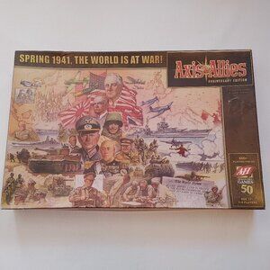 Axis & Allies Anniversary Edition Spring 1941 World at War Board Game COMPLETE